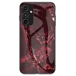 SKALO Samsung A15 4G Marmor Härdat Glas TPU-skal - Motiv 1 multifärg