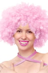 Party Wig Light Pink Afro Hair
