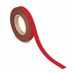 ​​​​​​​Magnettejp självhäftande (skrivbar/raderbar) | 2cm x 10m | röd