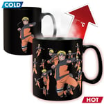 OFFICIAL NARUTO SHIPPUDEN HEAT CHANGE CHANGING MUG COFFEE CUP NEW IN BOX ABY *