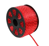 LEDstripe rund rød IP44 16,5w pr meter