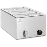 Royal Catering Bain marie - 600 W 3 GN 1/3 Trykk