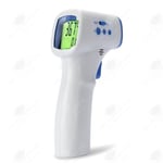 HTBE® Beröringsfri panntermometer trefärgad bakgrundsbelysning professionell infraröd termometer med ultrasnabb och exakt avläsning