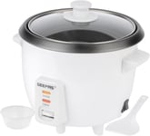 Geepas Rice Cooker, 0.6L | Electric Cooker with Keep Warm Function,... 