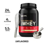 OPTIMUM NUTRITION Gold Standard 100% Whey Unflavored, 870 g