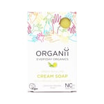 ORGANii Everyday Organics Green Tea & Lime Cream Bar Soap - 100g