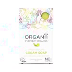 ORGANii Everyday Organics Green Tea & Lime Cream Bar Soap - 100g