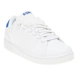 Infants K-swiss White Lozan Iii Leather Trainers Court Lace Up