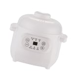 (UK Plug)Electric Ceramic Slow Cooker Versatile Timing Function 200W Practical