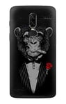 Funny Gangster Mafia Monkey Case Cover For OnePlus 6