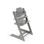 STOKKE® Tripp Trapp® Matstol bok Storm Grey inkl. Baby Set V2 Storm Grey
