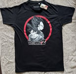 Dragon Ball Z Super Saiyan Son Goku & Vegeta Large L Black Short Sleeve T-shirt