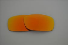 NEW POLARIZED REPLACEMNT FIRE RED LENS FOR OAKLEY SLIVER STEALTH SUNGLASSES