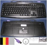 Clavier/Keyboard Azerty Belge / Belgian Pour SK-1688 SK1688, KB.6880B.062, KB6880B062, Port connecteur/ connector PS2, Noir / Black, EAN: 4054318239214