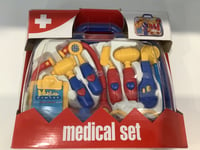 Kids Toy Medical Role Play Set  Doctors Set Includes Portable Carry Case New