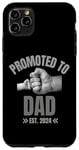iPhone 11 Pro Max Funny New Father Fathers Day Promoted To Dad 2024 Fist Bump Case