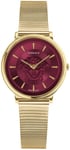 Versace VE8102419 V Circle Rød/Gul guldtonet stål Ø38 mm