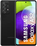 Samsung Galaxy A52 - Smartphone 128GB, 6GB RAM, Dual Sim, Black