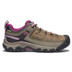 Keen Women's Targhee III Waterproof Hiking Shoes 42, Weiss/Boysenberry 42 female