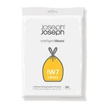 Joseph Joseph IW7 Bin Liners, General Waste Bags, 20 Litres, Pack of 20, Grey