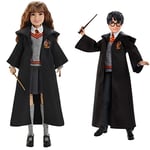 Harry Potter FYM51 Hermoine Granger Doll, Multi & Collectible Doll (10.5 Inch) with Hogwarts Uniform, Gryffindor Robe and Wand, FYM50