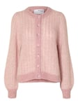 Mejse Ls Knit Cardigan - Pink Nectar Birch