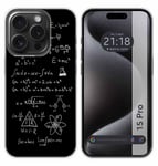 Housse En Silicone Compatible Avec L'IPhone 15 Pro (6.1) Design Formules Dessins