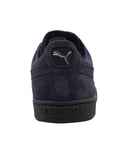 Puma Suede Classic Mens Navy Trainers - Blue Leather - Size UK 5.5