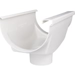 12&quot; x 75 mm Expansionsmunstycke vit Plastmo