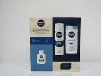 New Nivea Men Smooth & Fresh Essential Shave Kit With 0% Alcohol and No Burning!