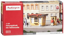 Auhagen 12340 Newspaper Stand with Telephone Booth Modelling Kit