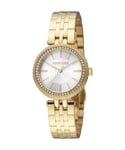 Roberto Cavalli RC5L031M0065 Womens Quartz Silver Stainless Steel 5 ATM 30 mm Watch - Gold - One Size