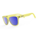 Goodr Original OG Polarized Sunglasses - Swedish Meatball Hangover / Yellow Reflective Blue Lens Hangover/Yellow/Reflective