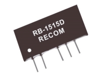 Recom International RB-2412D 1 W DC/DC Converter, SIP7 RB-2412D 24 V +/- 12 V +/- 42 mA - input/output voltage 1 W