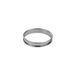 Gobel 834942 Cercle à Tarte Haut Inox Bords Roulés 14 cm, Argent