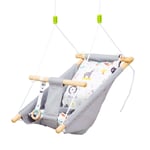 Outsunny Baby Swing Seat, Kids Hanging Hammock Chair, with Cotton-Padded Pillow