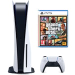 Playstation Ps5 Grand Theft Auto V-konsol Durchsichtig One Size / EU Plug