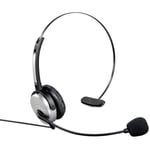 Hama 40625 Telefon On-ear headset Silver, Svart