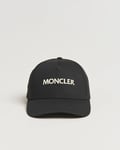 Moncler Lettering Logo Baseball Cap Black
