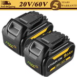 2-Pack For DeWalt DCB548-XJ 18v 54v XR 9Ah Li-ion FlexVolt Battery High Powered