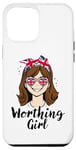 iPhone 14 Pro Max Worthing Girl, Worthing Women, British Flag UK Case