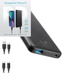 Anker Power Bank, USB-C Portable Charger 10000mAh with 20W Black