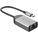 Hyper HyperDrive USB-C to Ethernet -adapteri. Hopea