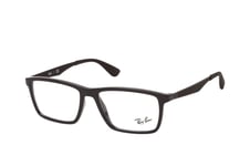 Ray-Ban RX 7056 2000, including lenses, RECTANGLE Glasses, MALE