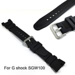 Pin Buckle Silicone Strap for C-asio G shock SGW100 Watch Accessories