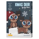 Xmas Deer by Anja Takacs – julens absolut sötaste renar! H. 28 cm