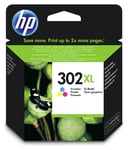 HP 302 XL High Yield Original Ink Cartridge - Colour Multicoloured