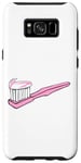 Galaxy S8+ Pink Toothbrush and Toothpaste Case