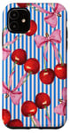 Coque pour iPhone 11 Portofino Cerises Esthétique européenne d'été