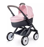 Smoby Maxi-Cosi doll pram pink for children aged 3 and over, Doll bassinette and pram shopping basket